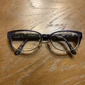 Tory Burch Blue and Black Eyeglasses Frames